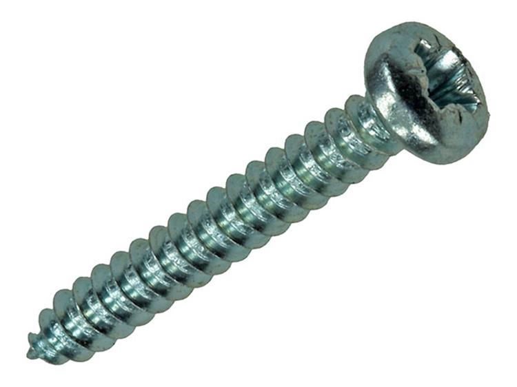 Mack 1018061 – selbstschneidende Schraube mit Zylinderkopf, verzinkt. 56 Stück 3,5 x 25 mm | 5 Stück