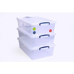 Aufbewahrungsbox wirklich nützliche Boxen 43ccb-pk3 43 l transparent