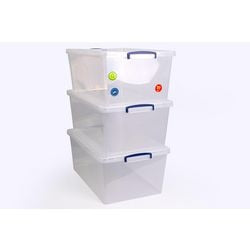 Aufbewahrungsbox wirklich nützliche Boxen 62ccb-pk3 62 l transparent