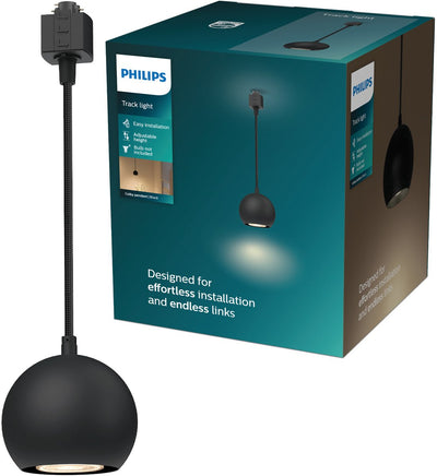 Philips LED Philips Easylink Colby – Hängelampe – GU10-Fassung – maximale Wattzahl: 7 W – Schwarz – Schienenbeleuchtung