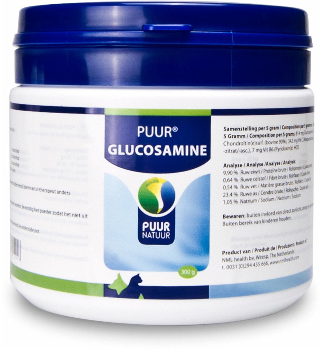 Reine Natur reiner Glucosamin für den Hund und die Katze
