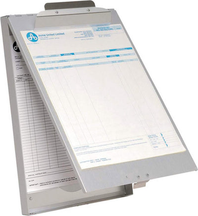 Westcott Klemmbrett – mit Ablagefach – Aluminium – A4 – AC-E17003