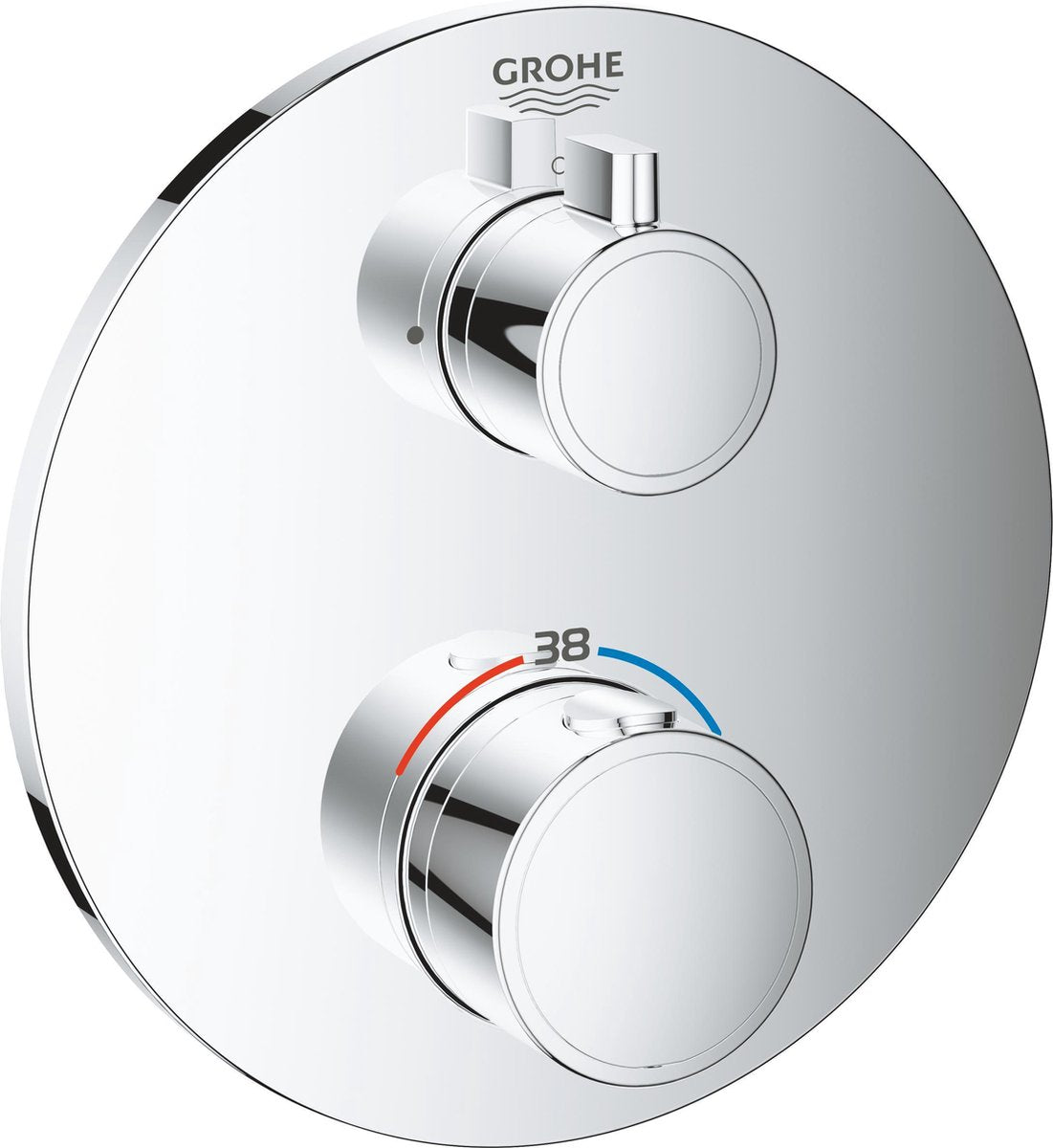 Grohe Grohtherm Thermostat-Unterputz-Duscharmatur – Chrom