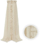 Jollein Schleier Vintage 155 cm Rüschen Nougat