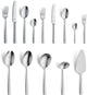 Amefa ventura - Besteckset - 60-teilig - 6 Personen - satiniert - matt - silberfarben