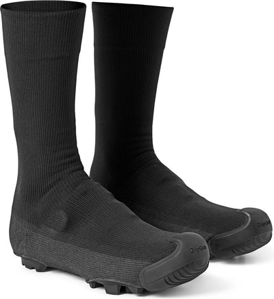 Gripgrab - Explorer wasserdichte Gravel-Überschuhe Thermo MTB Regen Fahrrad-Überschuhe - Schwarz - Unisex - Größe L (42-44)