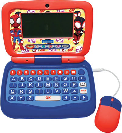 Lexibook spidey ordinateur portable éducatif parlant bilingue – 40 Aktivitäten auf Französisch und Englisch