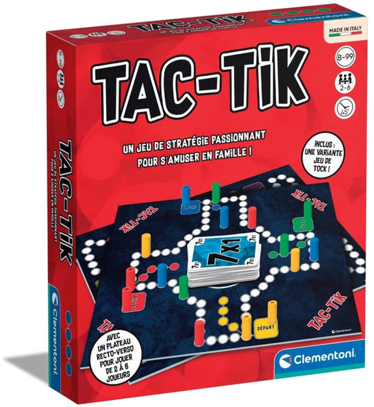 Clementoni Tac-Tik, Brettspiel, Strategie, 8 Jahre, 45 Min., Familienspiel