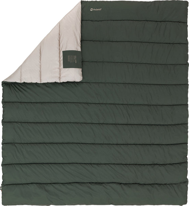 Outwell Campion Bettdecke Doppelschlafsack Bettdecke 2 Personen 220 x 200 cm grün