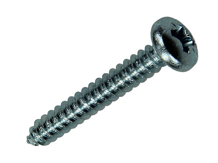 Mack 1018079 – selbstschneidende Schraube mit Zylinderkopf, verzinkt. 17 Stück 5,5 x 38 mm | 5 Stück