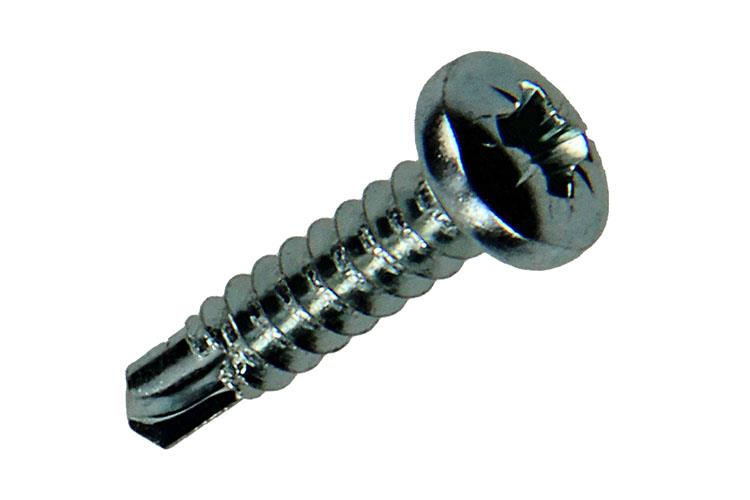 Mack 1018084 – selbstbohrende Schraube mit Zylinderkopf plattiert. 80 Stück 4,2 x 19 mm | 5 Stück