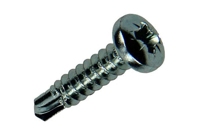 Mack 1018084 – selbstbohrende Schraube mit Zylinderkopf plattiert. 80 Stück 4,2 x 19 mm | 5 Stück