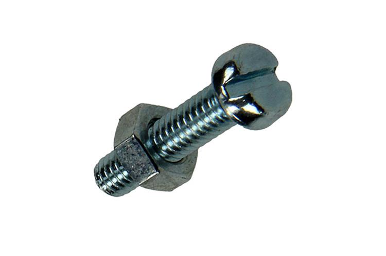 Mack 1018090 - Metallschraubzyl. Kopf + Mutter plattiert 60 Stück M4 x 16 mm | 5 Stück
