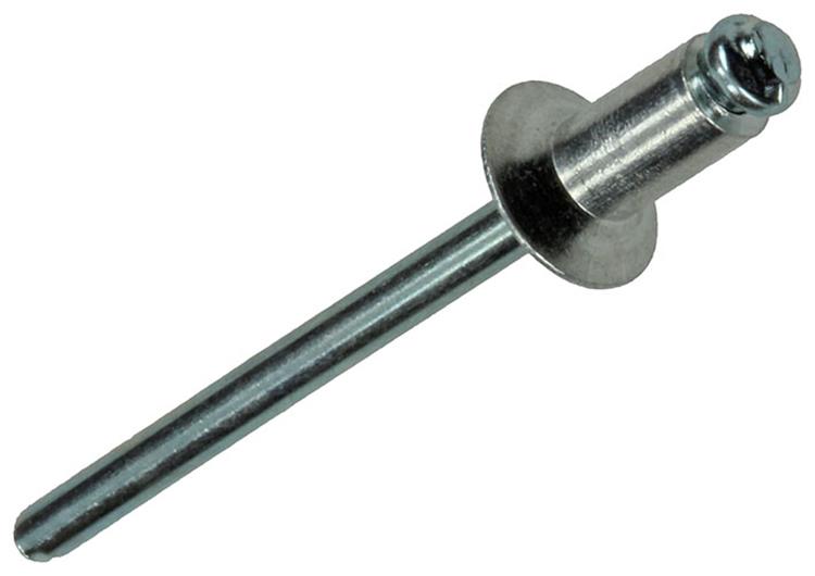 Mack 1020313 - 110 Blindklammern Aluminium 4,0x8mm | 5 Stück
