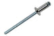 Mack 1020314 – 100 Blindklammern Aluminium 4,0 x 10 mm | 5 Stück