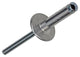 Mack 1020320 – 40 Blindklammern, Aluminium, breiter Kopf, 4,8 x 20 mm | 3 Stück
