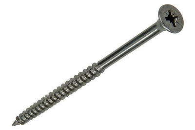 Mack 1020002 - Spanplattenschraube VZ-Kopf Edelstahl 15 Stück 5,0 x 80 mm | 5 Stück
