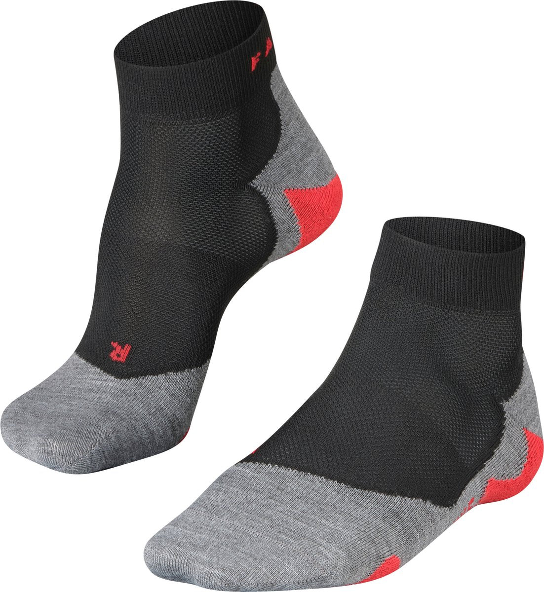Falke ru5 kurze Anti-Blasen-Funktionsmaterial-Laufsocken Herren Schwarz - Größe 44-45