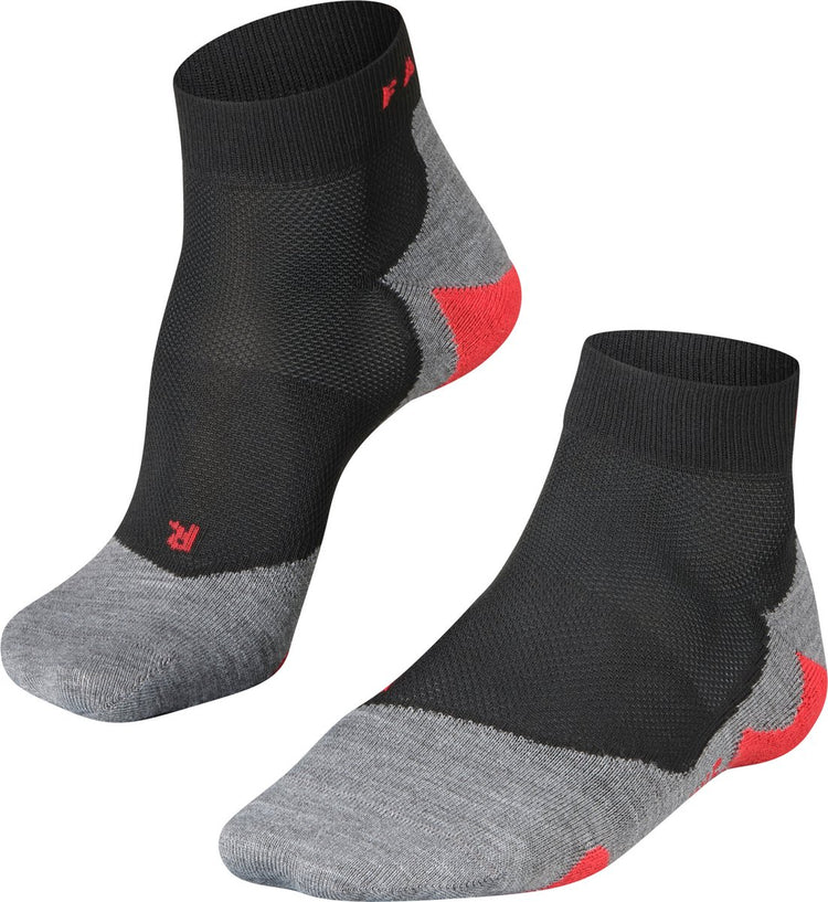 Falke ru5 kurze Anti-Blasen-Funktionsmaterial-Laufsocken Herren Schwarz - Größe 44-45
