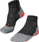 Falke ru5 kurze Anti-Blasen-Funktionsmaterial-Laufsocken Herren Schwarz - Größe 44-45