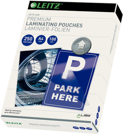 Udt-Laminiertaschen Leitz Ilam transparent