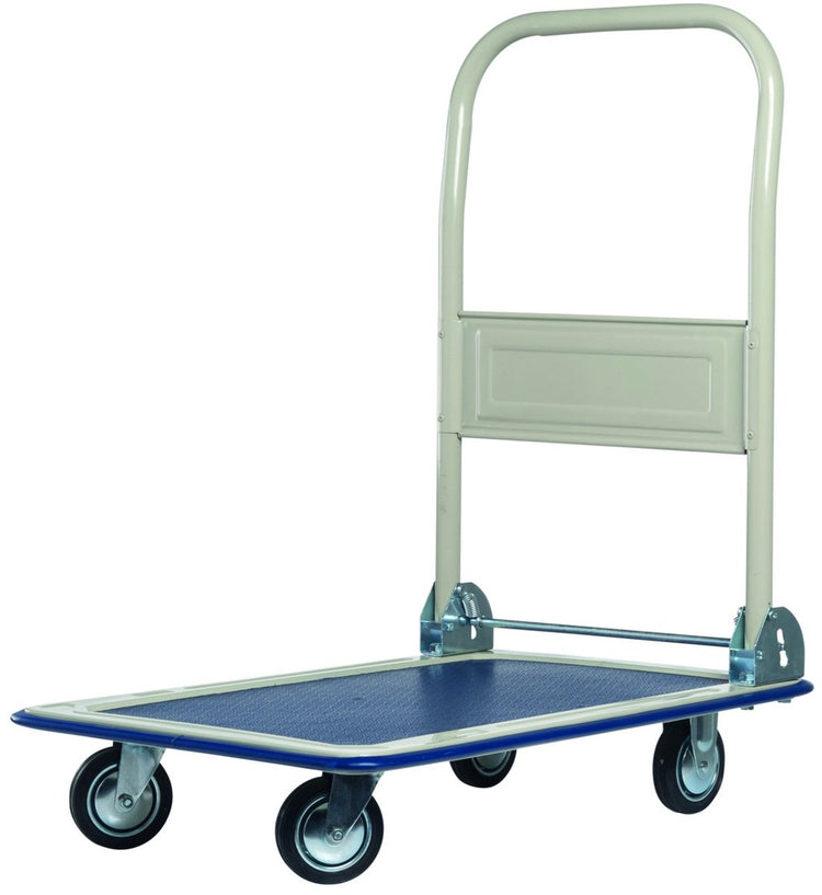 Plattformwagen Kinzo – klappbarer Transportwagen – max. 150 kg – mit rutschfester Plattform und 4 Rädern