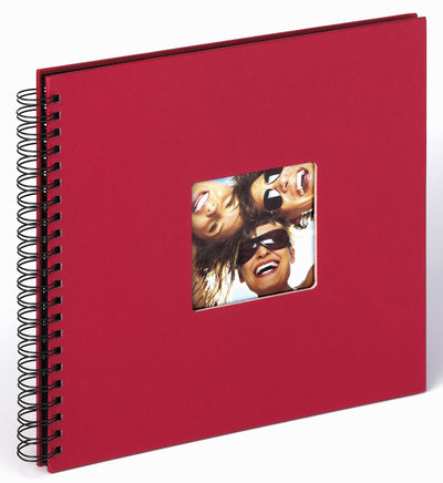 Walther sa-110-r fun - Spiralalbum - Größe 30 x 30 cm - rot