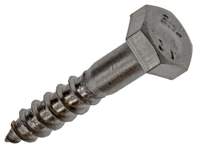 Mack 1020007 - Holzgewindebolzen Edelstahl 18 Stück 6 x 30 mm | 5 Stück