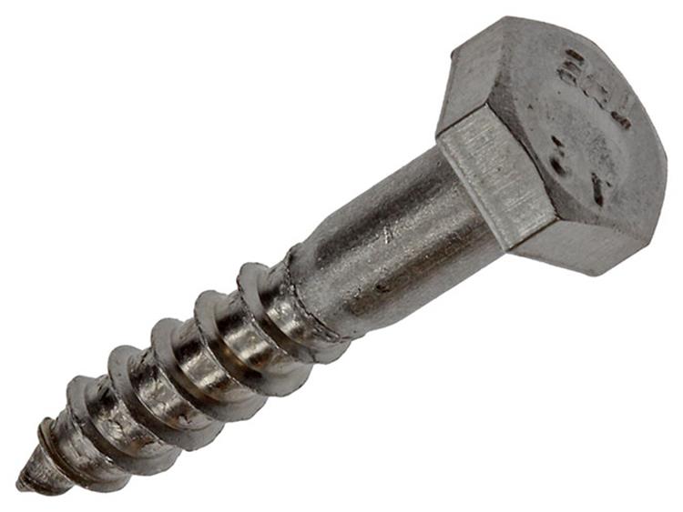 Mack 1020007 - Holzgewindebolzen Edelstahl 18 Stück 6 x 30 mm | 5 Stück