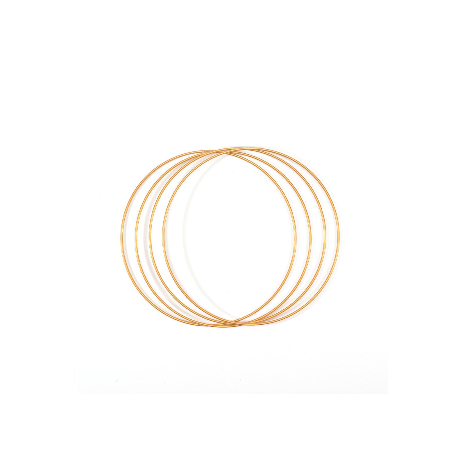Vaessen creative • Metallringe Set ø20cm 3mm Gold 4x