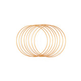 Vaessen creative • Metallringe Set ø20cm 3mm Gold 8x - afbeelding 1
