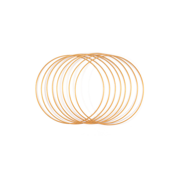 Vaessen creative • Metallringe Set ø20cm 3mm Gold 8x