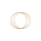 Vaessen creative • Metallringe Set ø20cm 3mm Antikgold 4x - afbeelding 1