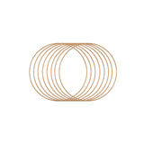 Vaessen creative • Metallringe Set ø20cm 3mm Antikgold 8x - afbeelding 1