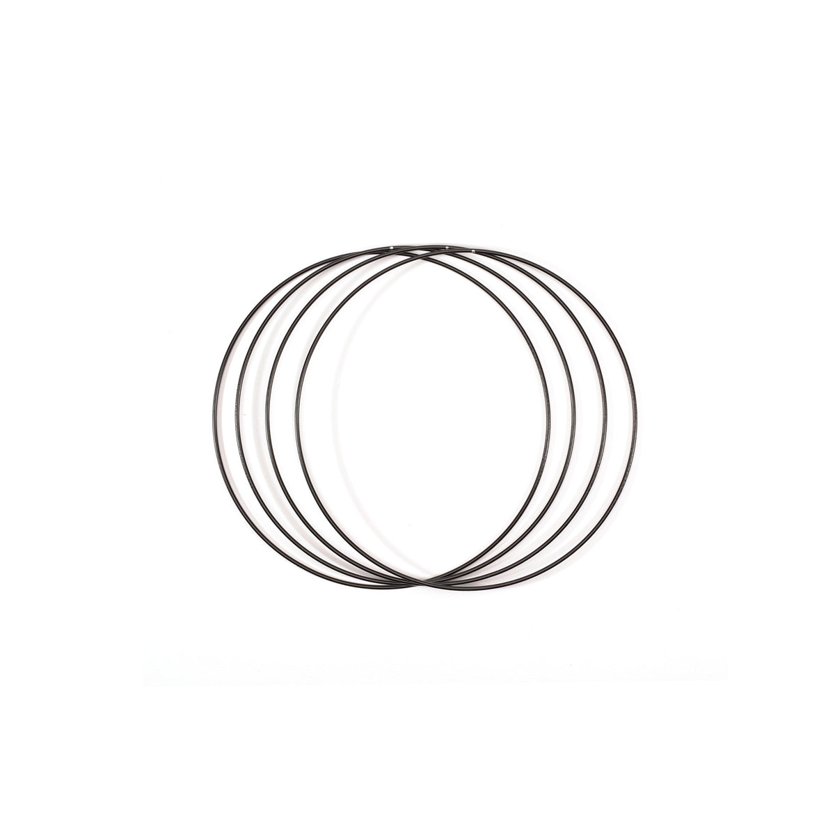 Vaessen creative • Metallringe Set ø20cm 3mm schwarz 4x