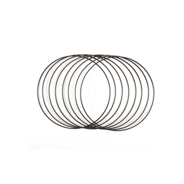 Vaessen creative • Metallringe Set ø20cm 3mm schwarz 8x