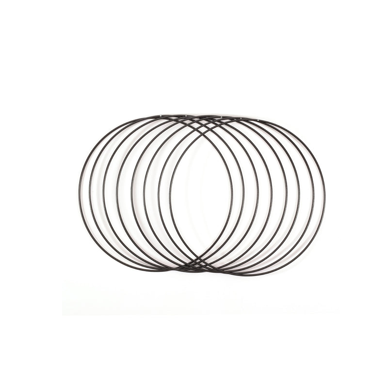 Vaessen creative • Metallringe Set ø20cm 3mm schwarz 8x