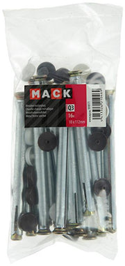 Mack 1018171 - Metallrahmendübel verzinkter Stahl 16 Stück 10 x 110 mm | 5 Stück - afbeelding 2