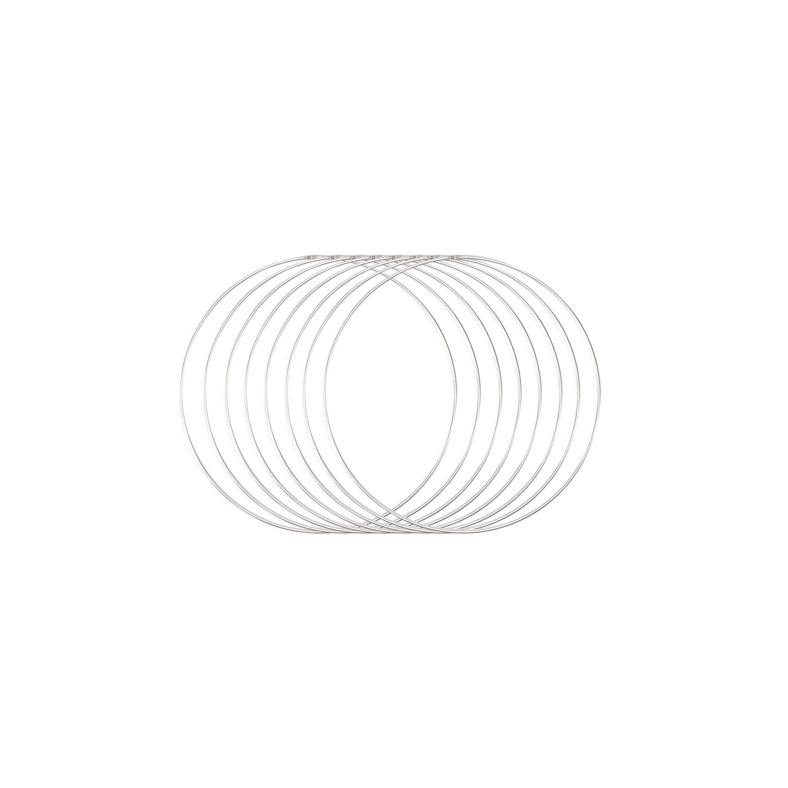 Vaessen creative • Metallringe Set ø15cm 3mm Silber 8x