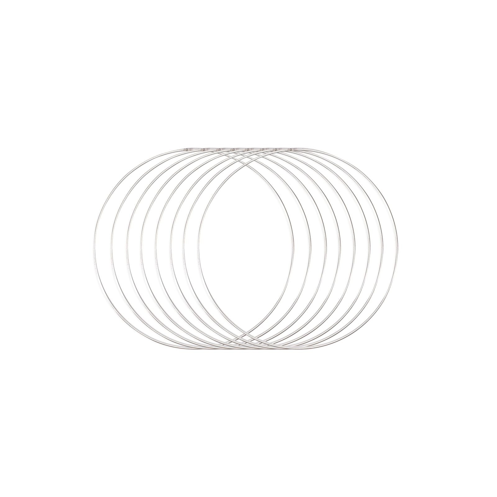 Vaessen creative • Metallringe Set ø20cm 3mm Silber 8x