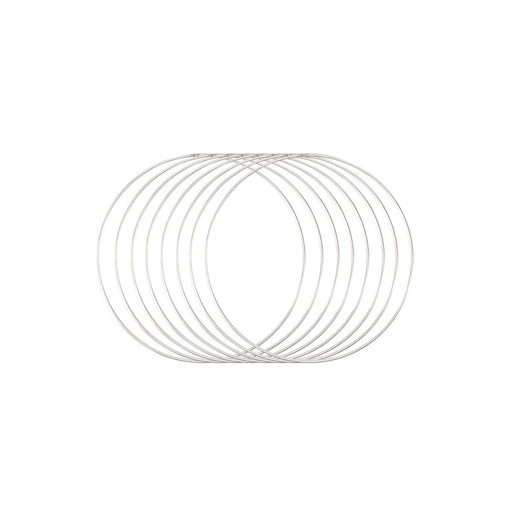 Vaessen creative • Metallringe Set ø20cm 3mm Silber 8x