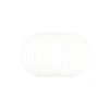 Vaessen creative • Metallringe Set ø20cm 3mm weiß 8x