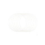 Vaessen creative • Metallringe Set ø20cm 3mm weiß 8x - afbeelding 1