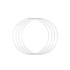 Vaessen creative • Metallringe Set ø25cm 3mm Silber 4x