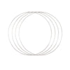 Vaessen creative • Metallringe Set ø30cm 3mm Silber 4x