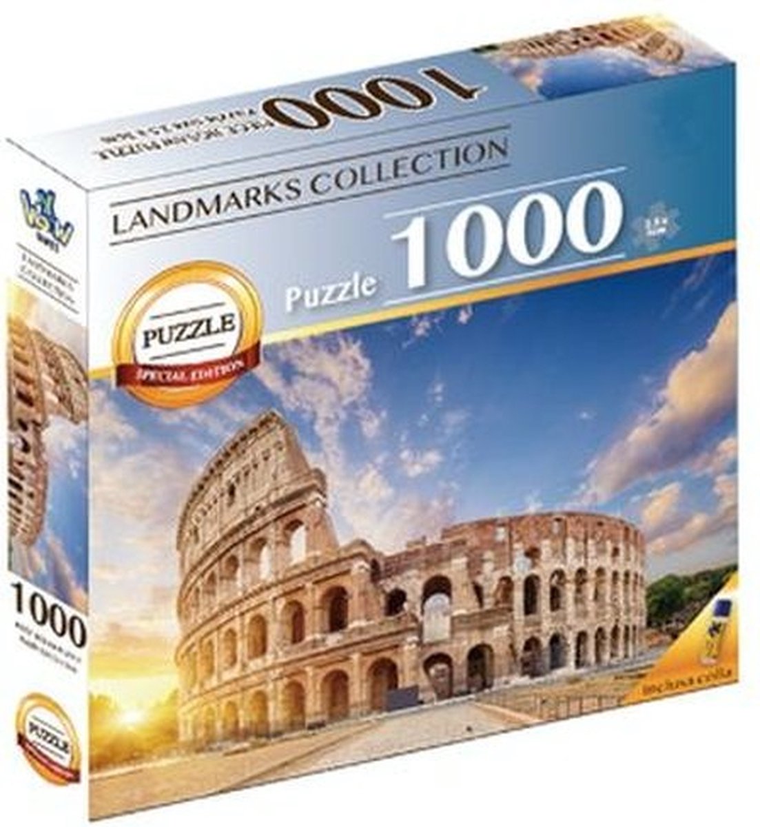 Braet Puzzle 7 Weltwunder - Kolosseum - 1000 Teile.