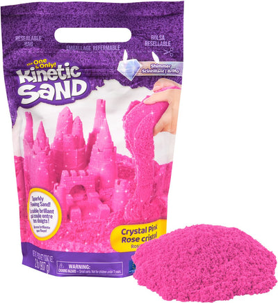 Spinmaster Kinetischer Sand Glitzer Sandbeutel Crystal Pink - 907 g