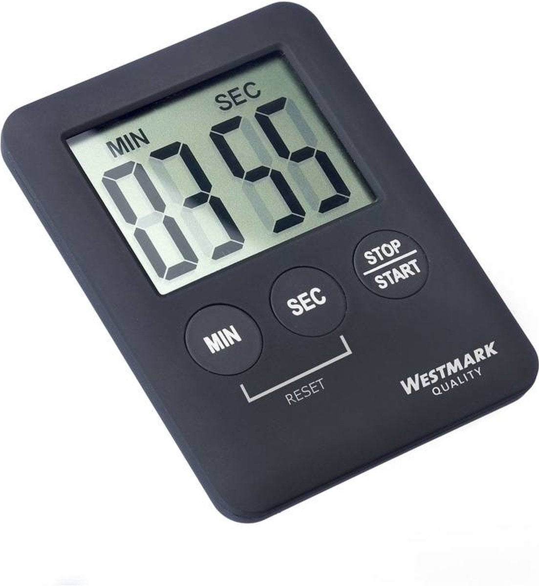 Westmark digitaler Küchentimer mit Magnet schwarz 7x5,3x0,8cm