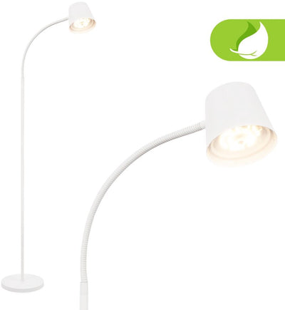 B.k.licht briloner cielo – wiederaufladbare Stehleuchte – dimmbar – LED-Stehleuchte – kabellos – USB-C – 126,5 x 21 cm – weiß