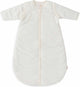 Jollein Babyschlafsack Winter mit abzippbarer Hülle 60cm – rund – Rippe Elfenbein – Winterschlafsack